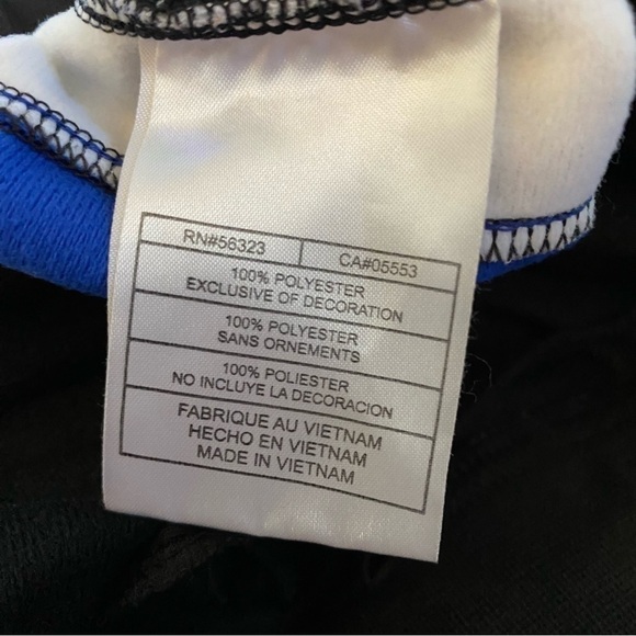 Y2K Nike Stripe Track Pants Black Medium 8-10 ALTERED/HEMMED - Picture 4 of 6